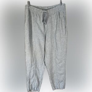 Athleta High Rise Line Ankle Pant - Grey Size Large - Like New
